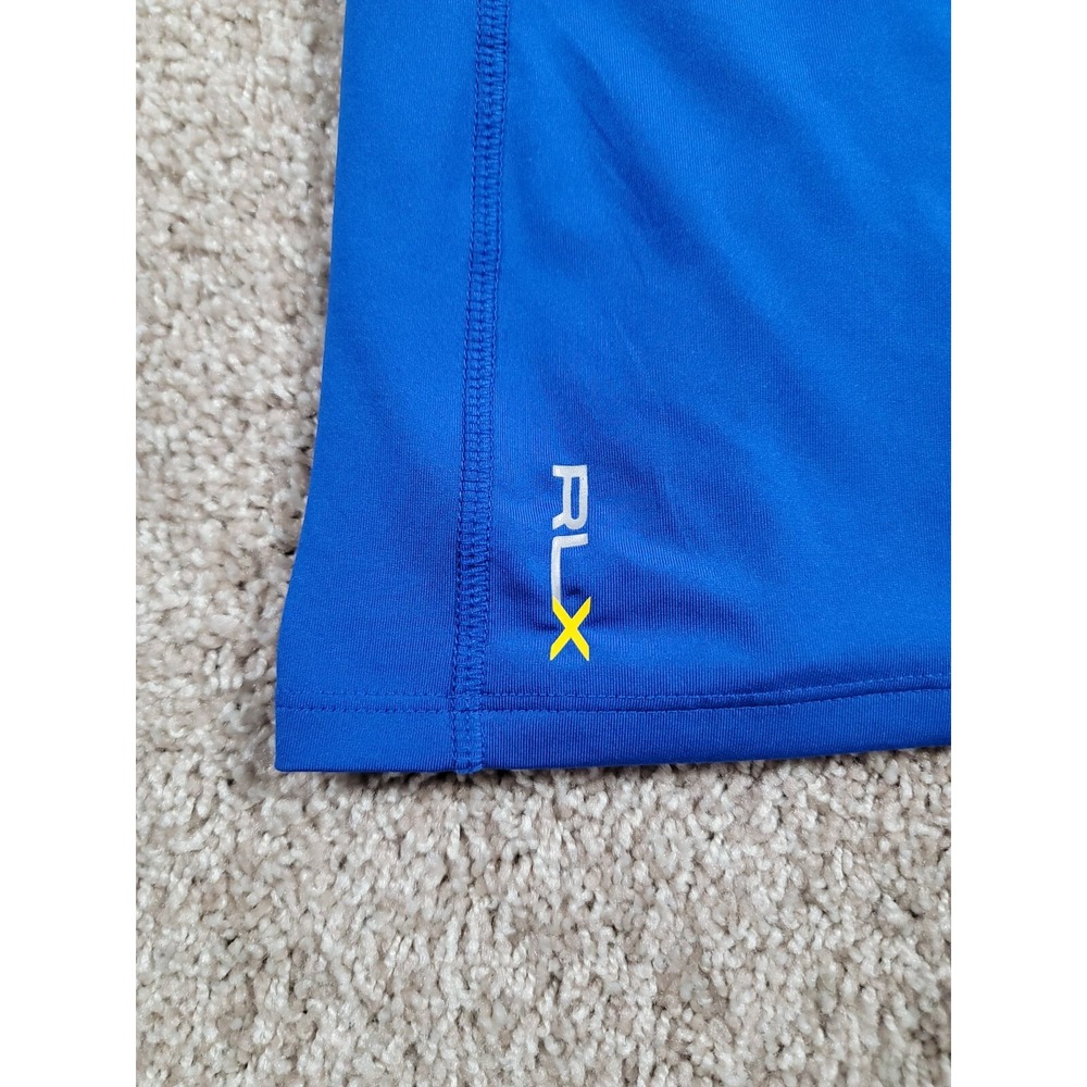 Ralph Lauren RLX Vest Jacket Womens Large Stretch 1/2 Zip Racerback Blue Golf - Picture 6 of 13